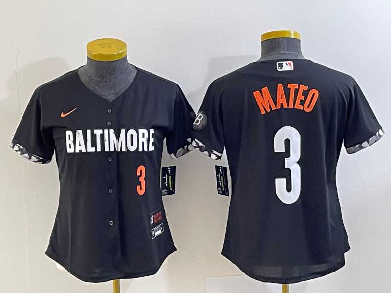 Youth Baltimore Orioles #3 Jorge Mateo Number Black 2023 City Connect Cool Base Jersey,We sell and wholesale Youth Baltimore Orioles #3 Jorge Mateo Number Black 2023 City Connect Cool Base Jersey on line form chian!