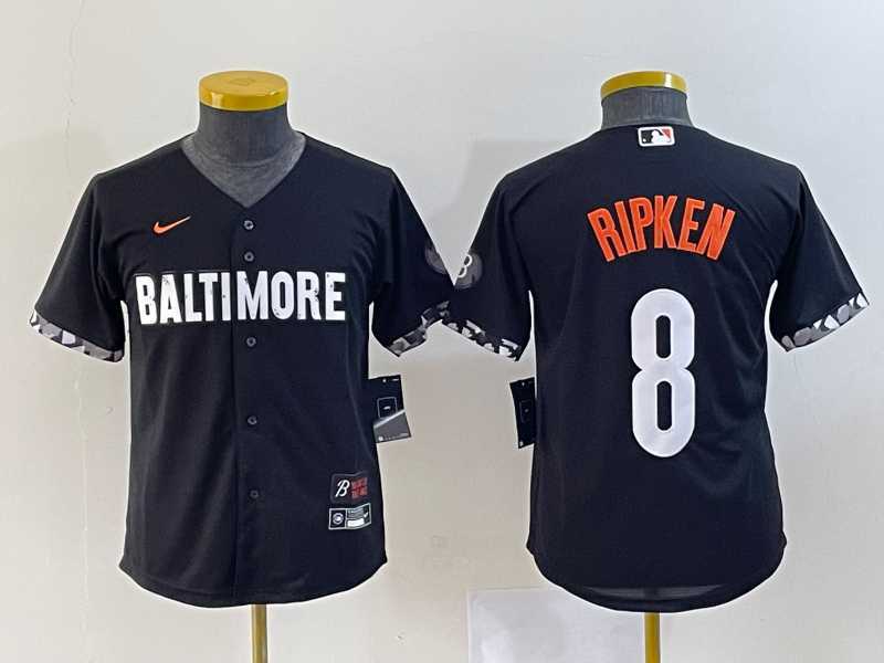 Youth Baltimore Orioles #8 Cal Ripken Jr Black 2023 City Connect Cool Base Stitched Jerseys,We sell and wholesale Youth Baltimore Orioles #8 Cal Ripken Jr Black 2023 City Connect Cool Base Stitched Jerseys on line form chian!
