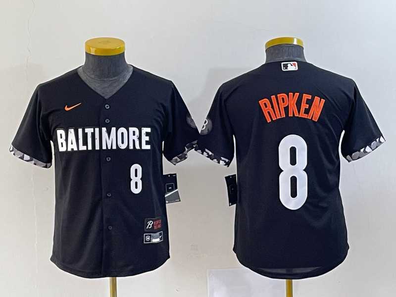 Youth Baltimore Orioles #8 Cal Ripken Jr Number Black 2023 City Connect Cool Base Stitched Jerseys,We sell and wholesale Youth Baltimore Orioles #8 Cal Ripken Jr Number Black 2023 City Connect Cool Base Stitched Jerseys on line form chian!