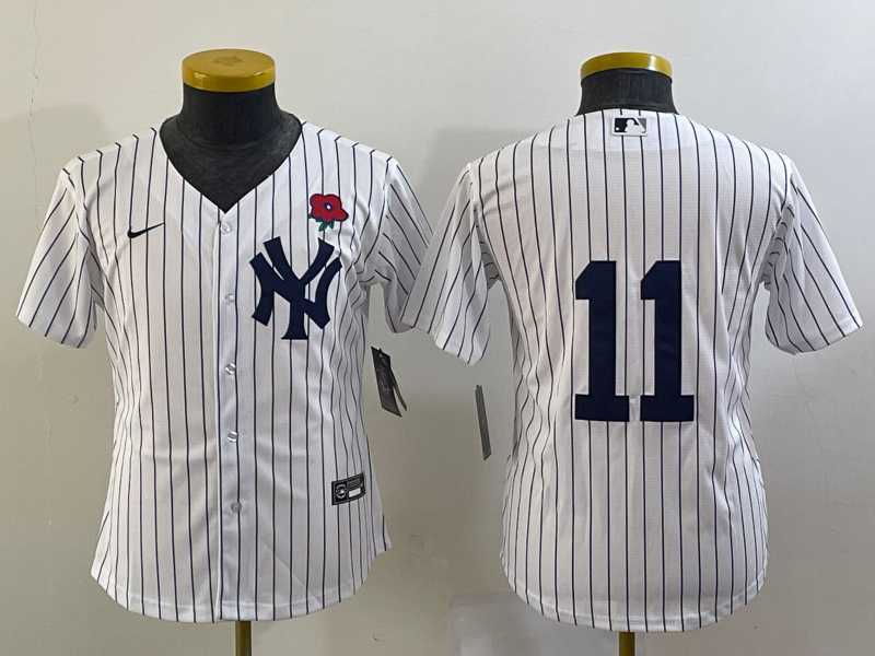 Youth New York Yankees #11 Anthony Volpe White Rose No Name Stitched Nike Cool Base Jersey,We sell and wholesale Youth New York Yankees #11 Anthony Volpe White Rose No Name Stitched Nike Cool Base Jersey on line form chian!