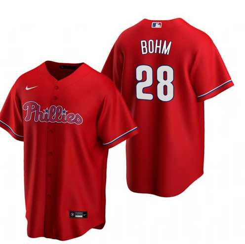 Youth Philadelphia Phillies #28 Alec Bohm Red Alternate Stitched Jersey Dzhi,We sell and wholesale Youth Philadelphia Phillies #28 Alec Bohm Red Alternate Stitched Jersey Dzhi on line form chian!