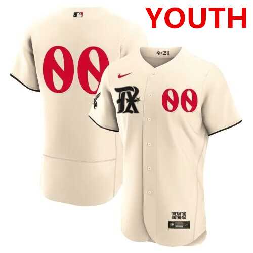 Youth Texas Rangers Customized Cream 2023 City Connect Stitched Baseball Jersey,We sell and wholesale Youth Texas Rangers Customized Cream 2023 City Connect Stitched Baseball Jersey on line form chian!
