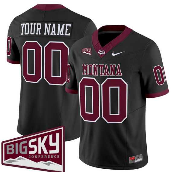 Men's Montana Grizzlies Active Player Custom Black 2025 F.U.S.E. Big Sky Patch Vapor Limited V1 Stitched Jersey,We sell and wholesale Men's Montana Grizzlies Active Player Custom Black 2025 F.U.S.E. Big Sky Patch Vapor Limited V1 Stitched Jersey on line form chian!