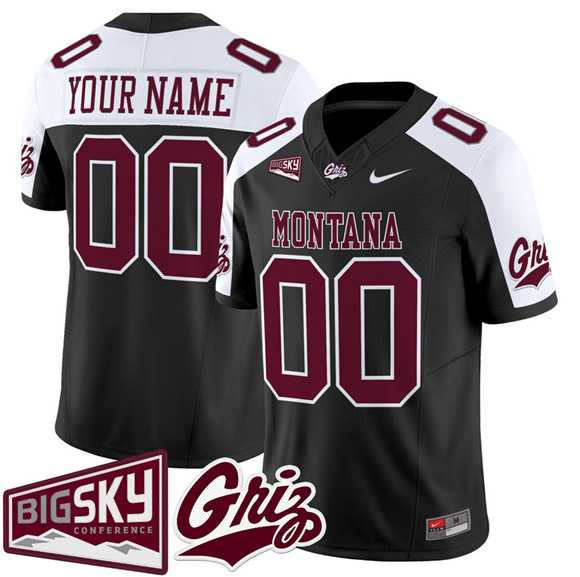 Men's Montana Grizzlies Active Player Custom Black Alternate 2025 F.U.S.E. Big Sky Patch Vapor Limited V1 Stitched Jersey,We sell and wholesale Men's Montana Grizzlies Active Player Custom Black Alternate 2025 F.U.S.E. Big Sky Patch Vapor Limited V1 Stitched Jersey on line form chian!