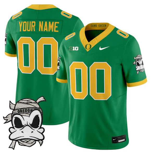 Men's Oregon Ducks Active Player Custom Green 2025 F.U.S.E. Mummy Duck Vapor Limited V1 Stitched Jersey,We sell and wholesale Men's Oregon Ducks Active Player Custom Green 2025 F.U.S.E. Mummy Duck Vapor Limited V1 Stitched Jersey on line form chian!