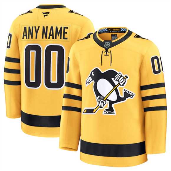 Men's Pittsburgh Penguins Active Player Custom Gold 2025 Alternate Stitched Hockey Jersey,We sell and wholesale Men's Pittsburgh Penguins Active Player Custom Gold 2025 Alternate Stitched Hockey Jersey on line form chian!