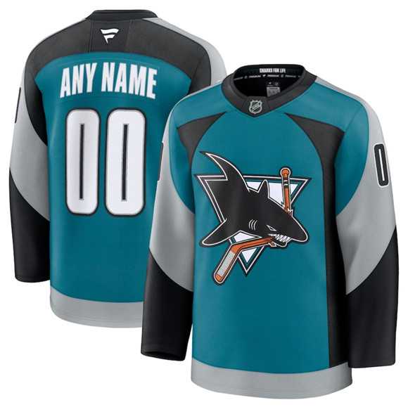Men's San Jose Sharks Active Player Custom Teal 2025 Alternate Stitched Hockey Jersey,We sell and wholesale Men's San Jose Sharks Active Player Custom Teal 2025 Alternate Stitched Hockey Jersey on line form chian!