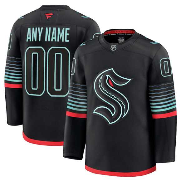 Men's Seattle Kraken Active Player Custom Black Alternate Stitched Hockey Jersey,We sell and wholesale Men's Seattle Kraken Active Player Custom Black Alternate Stitched Hockey Jersey on line form chian!