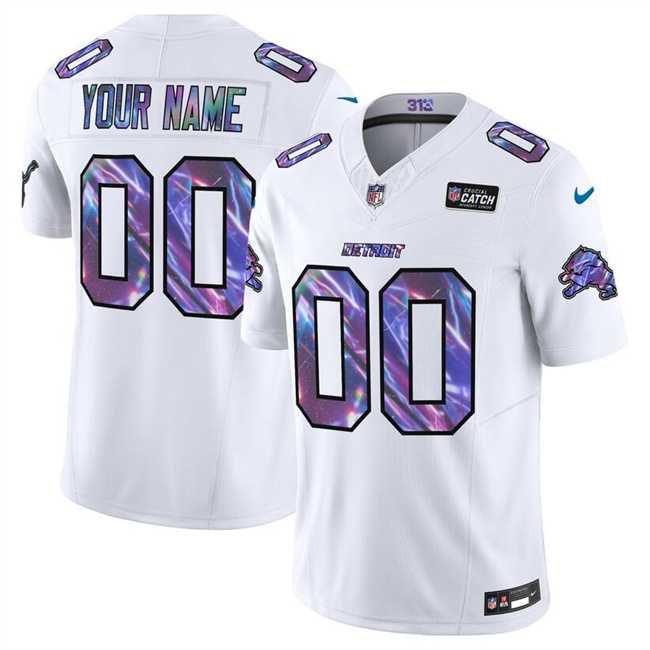 Men's Detroit Lions Active Player Custom White 2025 Crucial Catch F.U.S.E. Vapor Limited Stitched Jersey,We sell and wholesale Men's Detroit Lions Active Player Custom White 2025 Crucial Catch F.U.S.E. Vapor Limited Stitched Jersey on line form chian!