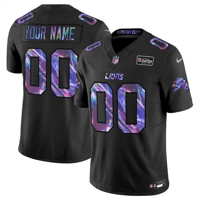 Men's Detroit Lions Active Player Custom Black 2025 Crucial Catch F.U.S.E. Vapor Limited Stitched Jersey,We sell and wholesale Men's Detroit Lions Active Player Custom Black 2025 Crucial Catch F.U.S.E. Vapor Limited Stitched Jersey on line form chian!
