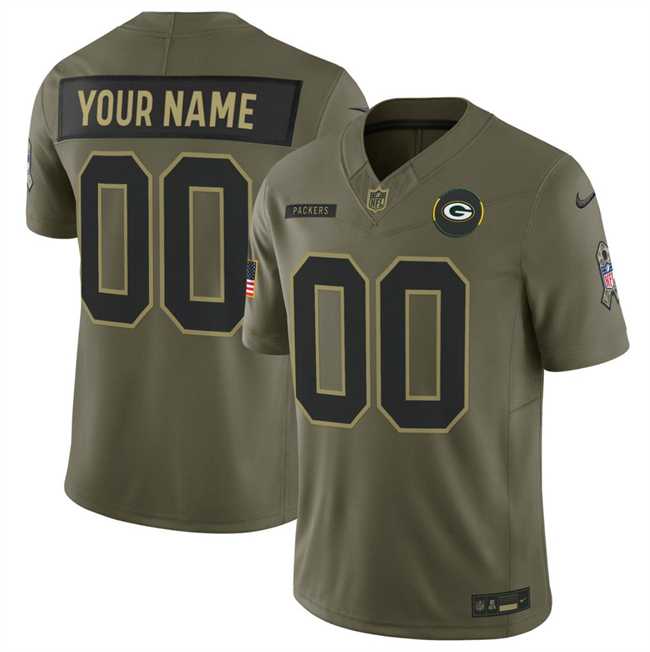 Men's Green Bay Packers Active Player Custom Olive 2025 F.U.S.E. Salute to Service Limited Stitched Jersey,We sell and wholesale Men's Green Bay Packers Active Player Custom Olive 2025 F.U.S.E. Salute to Service Limited Stitched Jersey on line form chian!