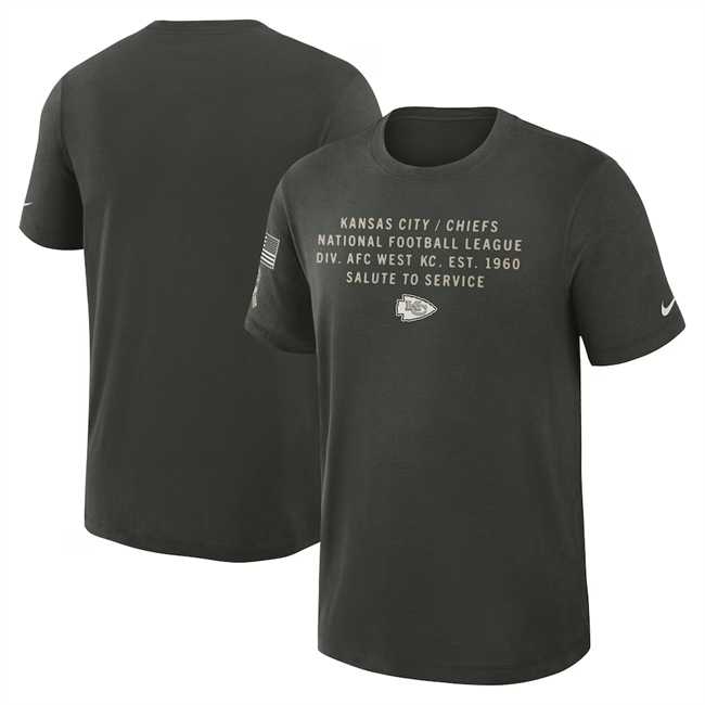 Men's Kansas City Chiefs Dark Green 2025 Salute to Service Sideline Slub Dri-FIT T-Shirt,We sell and wholesale Men's Kansas City Chiefs Dark Green 2025 Salute to Service Sideline Slub Dri-FIT T-Shirt on line form chian!