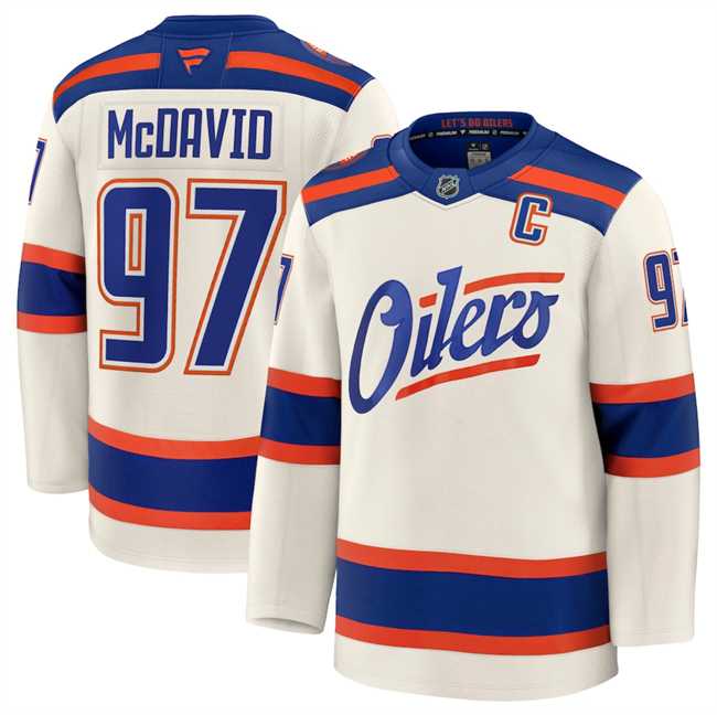 Men's Edmonton Oilers #97 Connor McDavid Light Beige Alternate With C Patch Stitched Jersey Dzhi,We sell and wholesale Men's Edmonton Oilers #97 Connor McDavid Light Beige Alternate With C Patch Stitched Jersey Dzhi on line form chian!