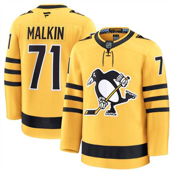 Men's Pittsburgh Penguins #71 Evgeni Malkin Gold 2025 Alternate Stitched Jersey Dzhi,We sell and wholesale Men's Pittsburgh Penguins #71 Evgeni Malkin Gold 2025 Alternate Stitched Jersey Dzhi on line form chian!