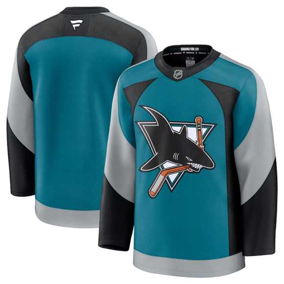 Men's San Jose Sharks Blank Teal 2025 Alternate Stitched Jersey Dzhi,We sell and wholesale Men's San Jose Sharks Blank Teal 2025 Alternate Stitched Jersey Dzhi on line form chian!