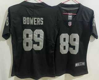 Women's Las Vegas Raiders #89 Brock Bowers Limited Black Vapor Jersey,We sell and wholesale Women's Las Vegas Raiders #89 Brock Bowers Limited Black Vapor Jersey on line form chian!