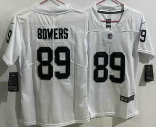 Women's Las Vegas Raiders #89 Brock Bowers Limited White Vapor Jersey,We sell and wholesale Women's Las Vegas Raiders #89 Brock Bowers Limited White Vapor Jersey on line form chian!