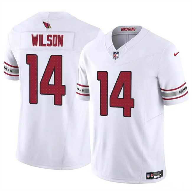 Men's Arizona Cardinals #14 Michael Wilson White 2025 F.U.S.E. Vapor Untouchable Limited Stitched Jersey Dzhi,We sell and wholesale Men's Arizona Cardinals #14 Michael Wilson White 2025 F.U.S.E. Vapor Untouchable Limited Stitched Jersey Dzhi on line form chian!