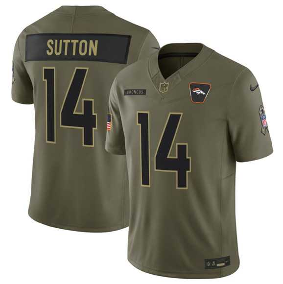 Men's Denver Broncos #14 Courtland Sutton Olive 2025 Salute to Service Limited Stitched Jersey Dyin,We sell and wholesale Men's Denver Broncos #14 Courtland Sutton Olive 2025 Salute to Service Limited Stitched Jersey Dyin on line form chian!