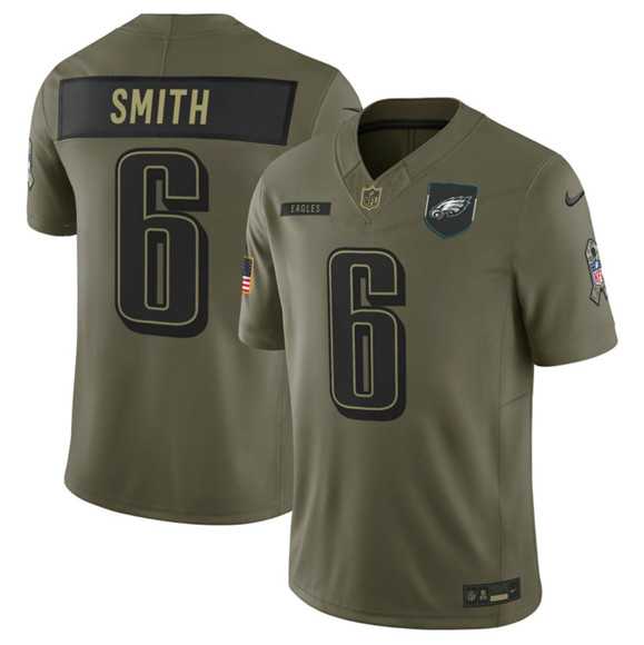 Men's Philadelphia Eagles #6 DeVonta Smith Olive 2025 Salute to Service Limited Stitched Jersey Dyin,We sell and wholesale Men's Philadelphia Eagles #6 DeVonta Smith Olive 2025 Salute to Service Limited Stitched Jersey Dyin on line form chian!