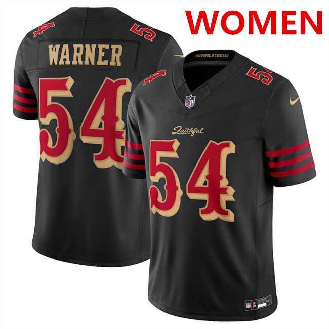 Women's San Francisco 49ers #54 Fred Warner Black 2025 F.U.S.E. 'Rivalries' Vapor Limited Stitched Jersey Dzhi,We sell and wholesale Women's San Francisco 49ers #54 Fred Warner Black 2025 F.U.S.E. 'Rivalries' Vapor Limited Stitched Jersey Dzhi on line form chian!
