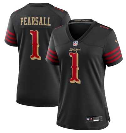 Women's San Francisco 49ers #1 Ricky Pearsall Black 2025 F.U.S.E. 'Rivalries' Vapor Limited Stitched Jersey Dzhi,We sell and wholesale Women's San Francisco 49ers #1 Ricky Pearsall Black 2025 F.U.S.E. 'Rivalries' Vapor Limited Stitched Jersey Dzhi on line form chian!