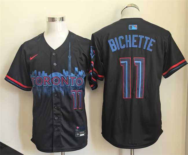 Men's Toronto Blue Jays #11 Bo Bichette Navy 2024 City Connect Limited Stitched Baseball Jersey,We sell and wholesale Men's Toronto Blue Jays #11 Bo Bichette Navy 2024 City Connect Limited Stitched Baseball Jersey on line form chian!