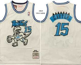 Men's Toronto Raptors #15 Vince Carter White 1998 Throwback Swingman Jersey,We sell and wholesale Men's Toronto Raptors #15 Vince Carter White 1998 Throwback Swingman Jersey on line form chian!