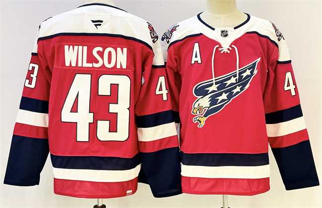 Men's Washington Capitals #43 Tom Wilson Red With A Patch Stitched Hockey Jersey,We sell and wholesale Men's Washington Capitals #43 Tom Wilson Red With A Patch Stitched Hockey Jersey on line form chian!