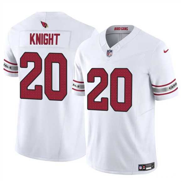 Men's Arizona Cardinals #20 Bam Knight White 2025 F.U.S.E. Vapor Untouchable Limited Stitched Jersey,We sell and wholesale Men's Arizona Cardinals #20 Bam Knight White 2025 F.U.S.E. Vapor Untouchable Limited Stitched Jersey on line form chian!