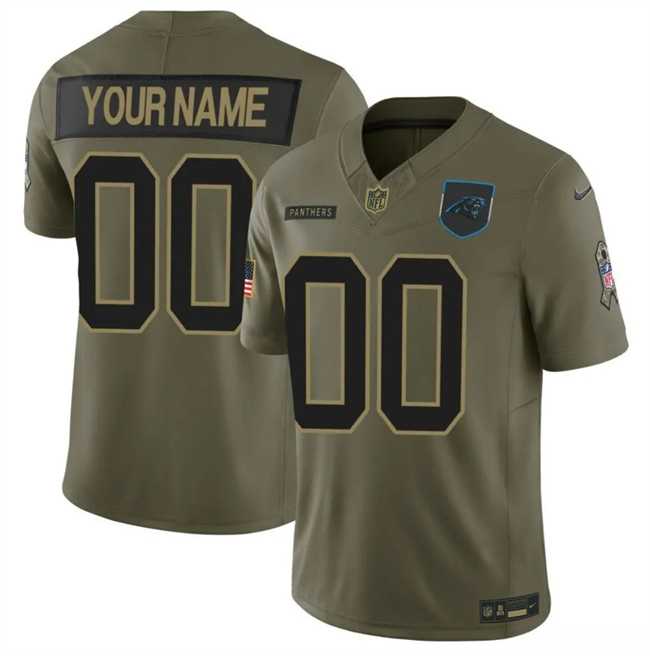 Men's Carolina Panthers Active Player Custom Olive 2025 F.U.S.E. Salute to Service Limited Stitched Football Jersey,We sell and wholesale Men's Carolina Panthers Active Player Custom Olive 2025 F.U.S.E. Salute to Service Limited Stitched Football Jersey on line form chian!
