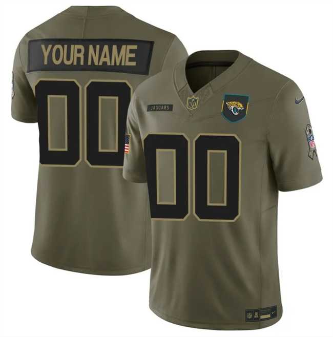 Men's Jacksonville Jaguars Active Player Custom Olive 2025 F.U.S.E. Salute to Service Limited Stitched Football Jersey,We sell and wholesale Men's Jacksonville Jaguars Active Player Custom Olive 2025 F.U.S.E. Salute to Service Limited Stitched Football Jersey on line form chian!