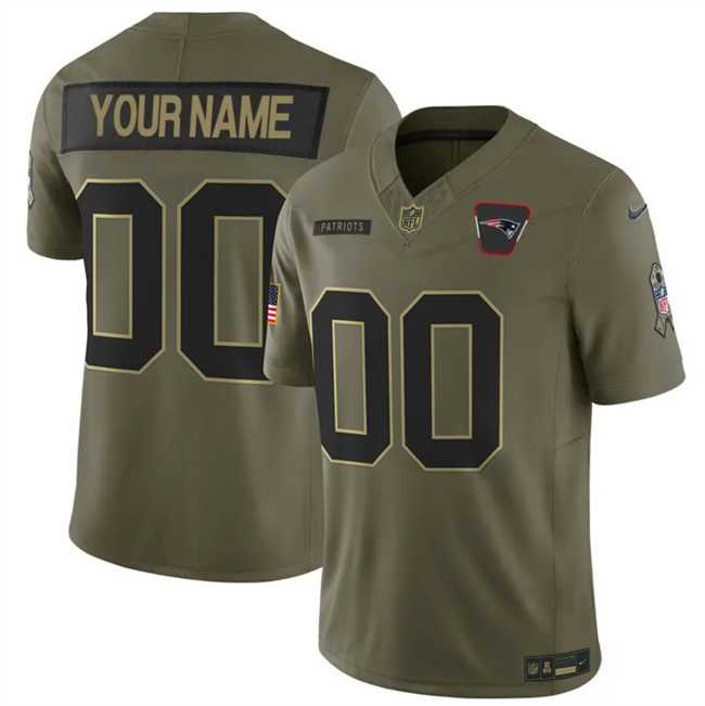 Men's New England Patriots Active Player Custom Olive 2025 F.U.S.E. Salute to Service Limited Stitched Football Jersey,We sell and wholesale Men's New England Patriots Active Player Custom Olive 2025 F.U.S.E. Salute to Service Limited Stitched Football Jersey on line form chian!