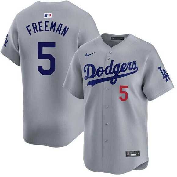 Men's Los Angeles Dodgers #5 Freddie Freeman Gray 2025 Limited Stitched Jersey Dzhi,We sell and wholesale Men's Los Angeles Dodgers #5 Freddie Freeman Gray 2025 Limited Stitched Jersey Dzhi on line form chian!
