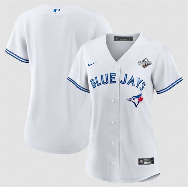 Women's Toronto Blue Jays Blank White 2025 World Series Home Cool Base Stitched Jersey Dzhi,We sell and wholesale Women's Toronto Blue Jays Blank White 2025 World Series Home Cool Base Stitched Jersey Dzhi on line form chian!
