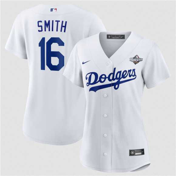 Women's Los Angeles Dodgers #16 Will Smith White 2025 World Series Home Cool Base Stitched Jersey Dzhi,We sell and wholesale Women's Los Angeles Dodgers #16 Will Smith White 2025 World Series Home Cool Base Stitched Jersey Dzhi on line form chian!