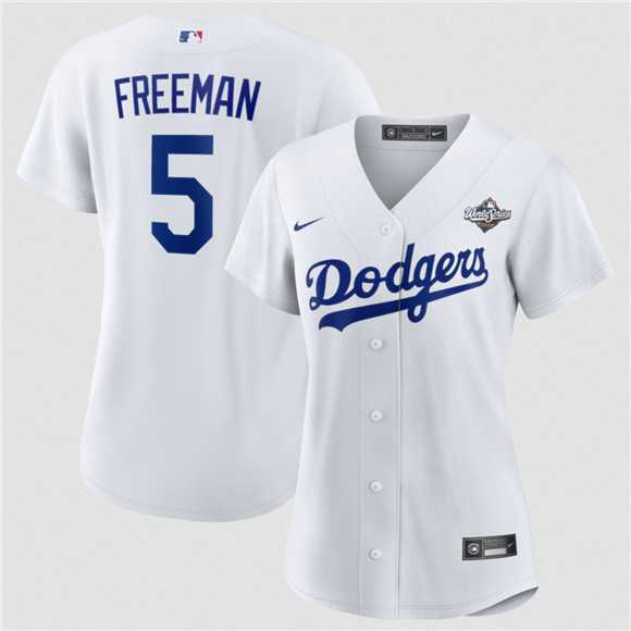 Women's Los Angeles Dodgers #5 Freddie Freeman White 2025 World Series Home Cool Base Stitched Jersey Dzhi,We sell and wholesale Women's Los Angeles Dodgers #5 Freddie Freeman White 2025 World Series Home Cool Base Stitched Jersey Dzhi on line form chian!