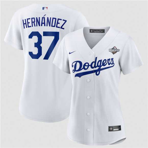Women's Los Angeles Dodgers #37 Teoscar Hernandez White 2025 World Series Home Cool Base Stitched Jersey Dzhi,We sell and wholesale Women's Los Angeles Dodgers #37 Teoscar Hernandez White 2025 World Series Home Cool Base Stitched Jersey Dzhi on line form chian!