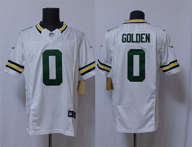 Men's Green Bay Packers #0 Matthew Golden White Vapor 2025 F.U.S.E. Limited Stitched Jersey,We sell and wholesale Men's Green Bay Packers #0 Matthew Golden White Vapor 2025 F.U.S.E. Limited Stitched Jersey on line form chian!
