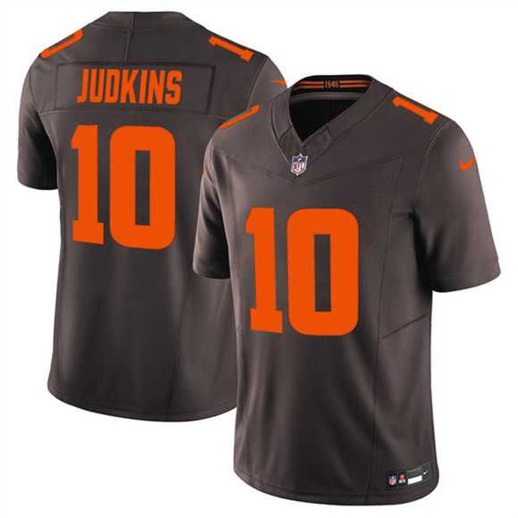 Men's Cleveland Browns #10 Quinshon Judkins Brown 2025 F.U.S.E. Alpha Dawg Limited Stitched Jersey Dzhi,We sell and wholesale Men's Cleveland Browns #10 Quinshon Judkins Brown 2025 F.U.S.E. Alpha Dawg Limited Stitched Jersey Dzhi on line form chian!