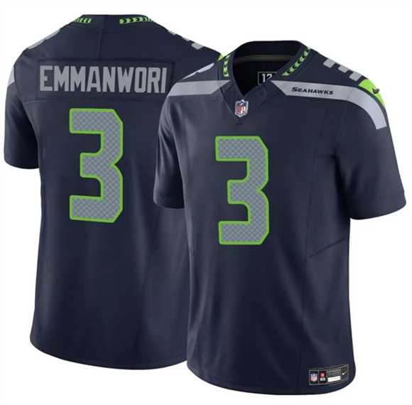 Men's Seattle Seahawks #3 Nick Emmanwori Navy 2025 F.U.S.E. Vapor Untouchable Limited Stitched Jersey Dzhi,We sell and wholesale Men's Seattle Seahawks #3 Nick Emmanwori Navy 2025 F.U.S.E. Vapor Untouchable Limited Stitched Jersey Dzhi on line form chian!