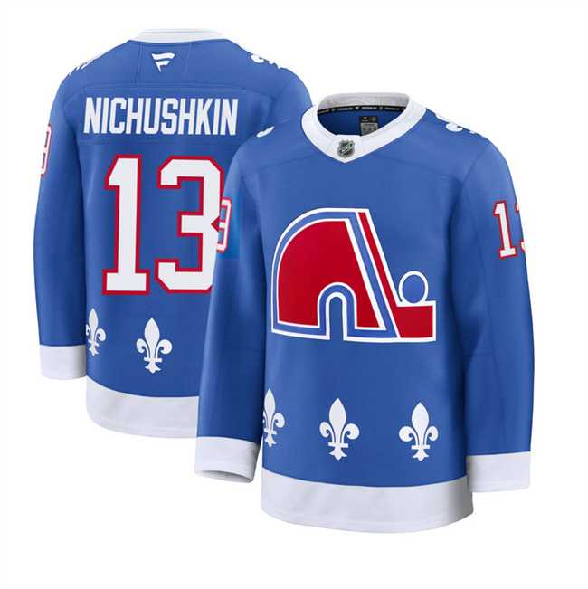 Men's Colorado Avalanche #13 Valeri Nichushkin Blue 2025 Alternate Stitched Jersey Dzhi,We sell and wholesale Men's Colorado Avalanche #13 Valeri Nichushkin Blue 2025 Alternate Stitched Jersey Dzhi on line form chian!