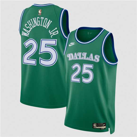 Men's Dallas Mavericks #25 P.J. Washington Green 2025 Classic Edition Stitched Jersey Dzhi,We sell and wholesale Men's Dallas Mavericks #25 P.J. Washington Green 2025 Classic Edition Stitched Jersey Dzhi on line form chian!