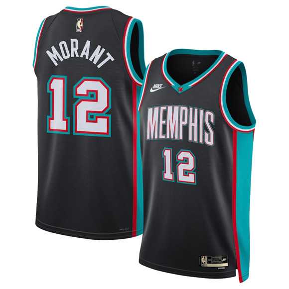 Men's Memphis Grizzlies #12 Ja Morant Black 2025 Classic Edition Stitched Jersey Dzhi,We sell and wholesale Men's Memphis Grizzlies #12 Ja Morant Black 2025 Classic Edition Stitched Jersey Dzhi on line form chian!
