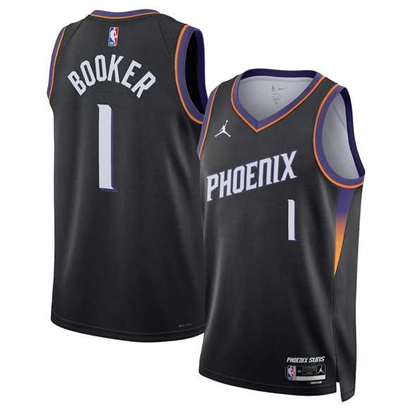 Men's Phoenix Suns #1 Devin Booker Black 2025 Statement Edition Stitched Jersey Dzhi,We sell and wholesale Men's Phoenix Suns #1 Devin Booker Black 2025 Statement Edition Stitched Jersey Dzhi on line form chian!