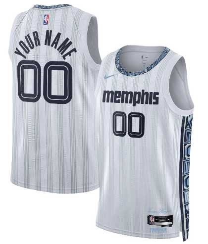 Men's Memphis Grizzlies Active Player Custom Gray 2025-26 City Edition Swingman Stitched Jersey,We sell and wholesale Men's Memphis Grizzlies Active Player Custom Gray 2025-26 City Edition Swingman Stitched Jersey on line form chian!