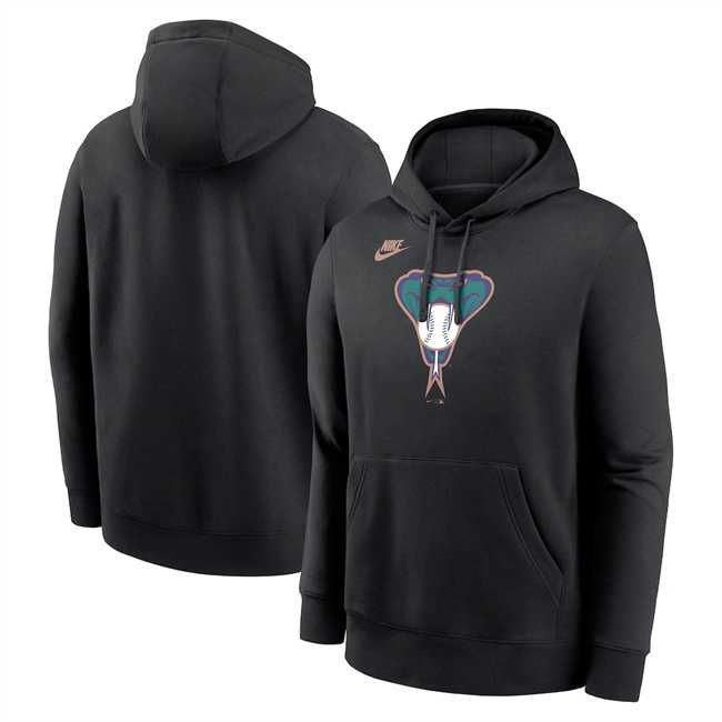 Men's Arizona Diamondbacks Black Cooperstown Collection Logo Club Pullover Hoodie,We sell and wholesale Men's Arizona Diamondbacks Black Cooperstown Collection Logo Club Pullover Hoodie on line form chian!