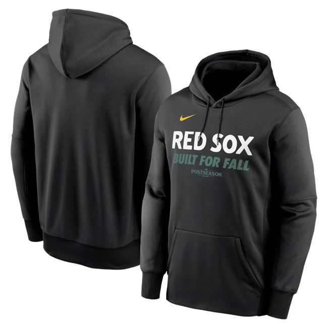 Men's Boston Red Sox Black 2025 Postseason Collection Therma Fleece Hoodie,We sell and wholesale Men's Boston Red Sox Black 2025 Postseason Collection Therma Fleece Hoodie on line form chian!