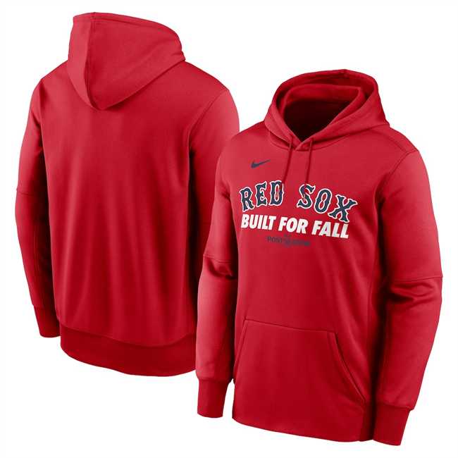 Men's Boston Red Sox Red 2025 Postseason Collection Therma Fleece Hoodie,We sell and wholesale Men's Boston Red Sox Red 2025 Postseason Collection Therma Fleece Hoodie on line form chian!