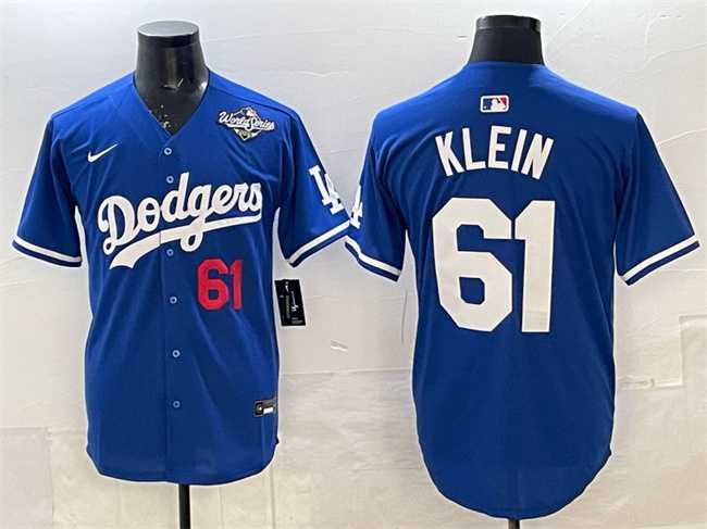 Men's Los Angeles Dodgers #61 Will Klein Royal 2025 World Series Limited Stitched Jersey,We sell and wholesale Men's Los Angeles Dodgers #61 Will Klein Royal 2025 World Series Limited Stitched Jersey on line form chian!